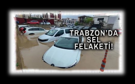 Trabzon'da Yoğun Sağanak: Yollar ve Araçlar Su Baskınıyla Karşı Karşıya