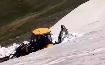 Kars Yaylalarında Karla Mücadele Devam Ediyor