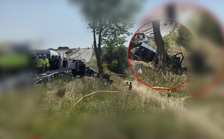 Edirne Uzunköprü’de Feci Kaza: 2’si Çocuk 5 Kişi Hayatını Kaybetti