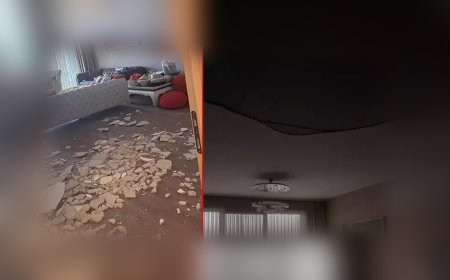 Sarıyer’de Kabus Gibi Anlar: Villada İki Kez Tavan Çöktü