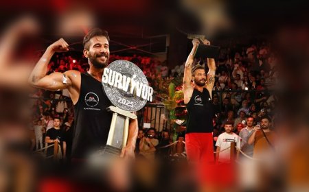 Survivor 2025 Şampiyonu Adem Kılıççı Kupasıyla Poz Verdi