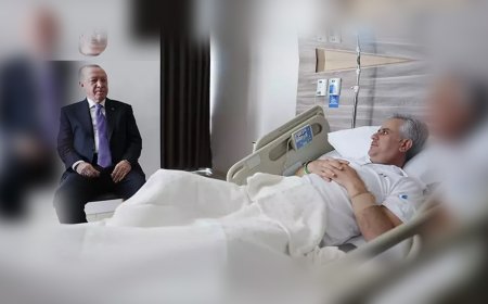 Cumhurbaşkanı Erdoğan’dan Hasan Basri Yalçın’a Hastane Ziyareti