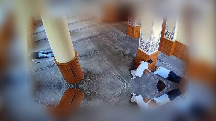 Sancaktepe'deki Cami Hırsızlığı Güvenlik Kamerasında