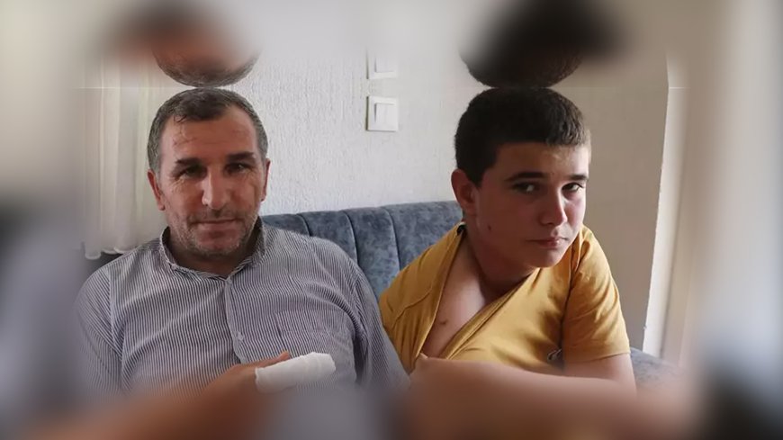 Sokaktan Atılan Torpil 14 Yaşındaki Çocuğu Yatakta Yakaladı! Baba Kurtarmak İsterken Yaralandı