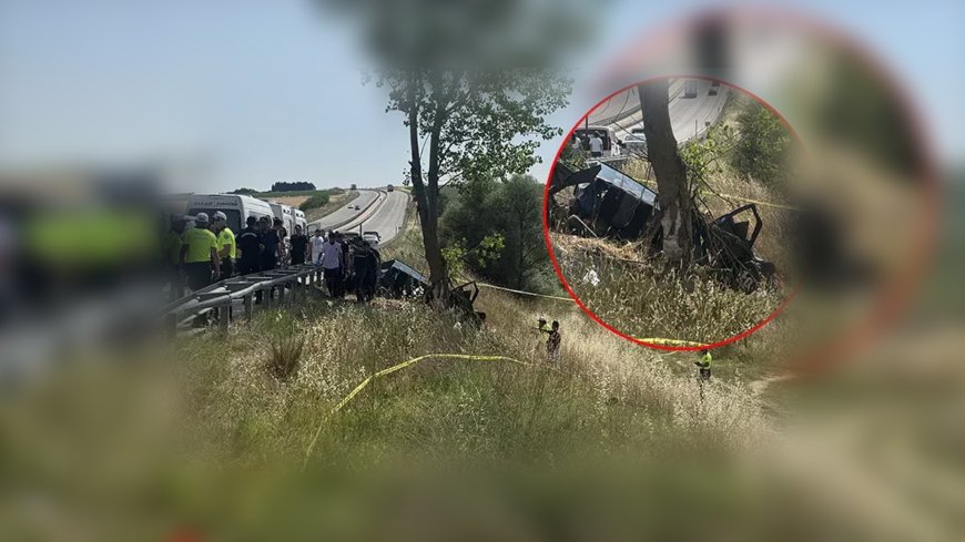 Edirne Uzunköprü’de Feci Kaza: 2’si Çocuk 5 Kişi Hayatını Kaybetti