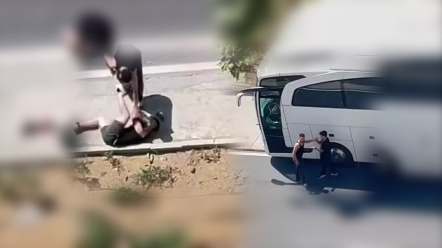 Küçükçekmece'de 2 Çocuğa Sokak Ortasında Şiddet: Olay Kamerada