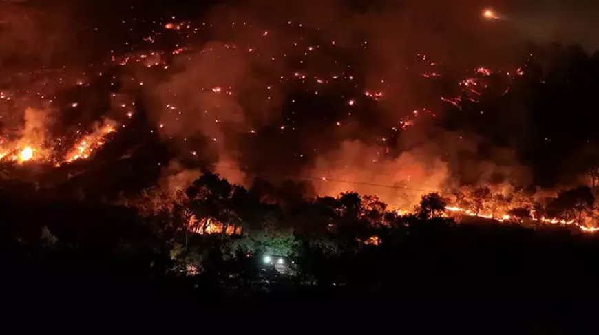İzmir Aliağa’daki Orman Yangını 20 Saatte Kontrol Altına Alındı: 175 Ev Boşaltıldı, 550 Kişi Tahliye Edildi