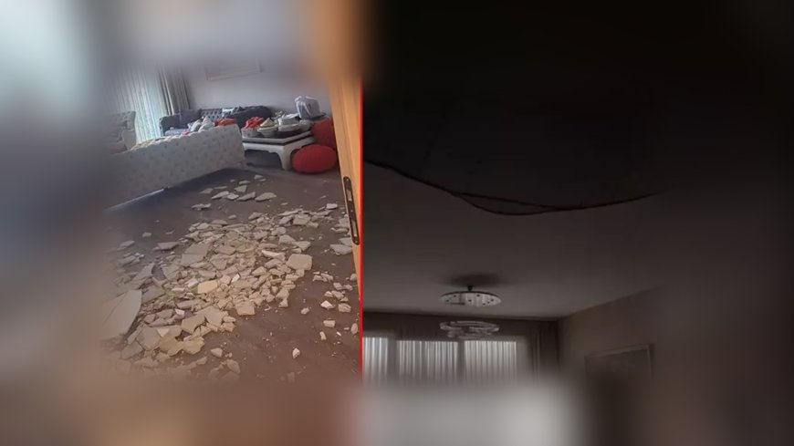 Sarıyer’de Kabus Gibi Anlar: Villada İki Kez Tavan Çöktü