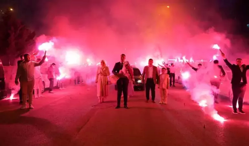 Konya’da Kız İsteme Töreni Festivale Döndü: Meşaleli Şov Sosyal Medyada Gündem Oldu
