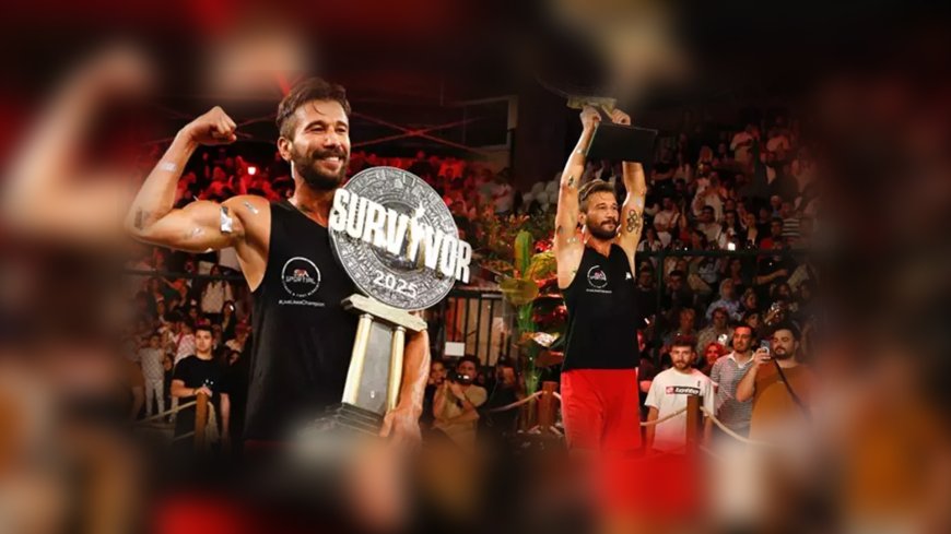 Survivor 2025 Şampiyonu Adem Kılıççı Kupasıyla Poz Verdi