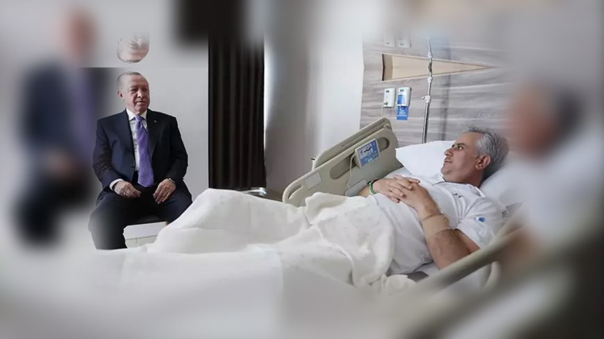 Cumhurbaşkanı Erdoğan’dan Hasan Basri Yalçın’a Hastane Ziyareti