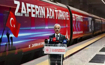 “Zaferin Adı Türkiye” Treni Yola Çıktı: 15 Temmuz’un Anısını 68 Gün Boyunca Taşıyacak
