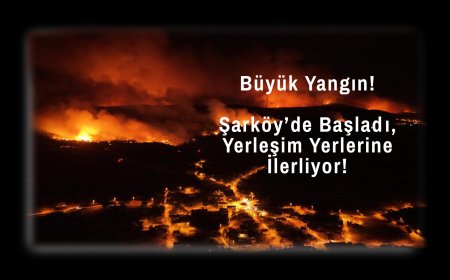 Şarköy’de Orman Yangını Alarmı: Müdahale Sürüyor, Risk Devam Ediyor