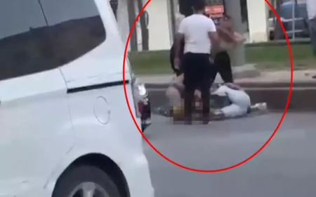 Batman’da Genç Kızlar Arasında Tekme-Tokat Kavga Kamerada