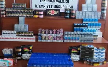 Tekirdağ’da Kaçak Sigara ve Nargile Tütünü Operasyonu: Binlerce Ürün Ele Geçirildi