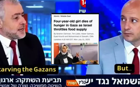 İsrail Kanalı Channel 14’te Gazze’de Açlıktan Ölen 4 Yaşındaki Kızın Annesiyle Dalga Geçildi