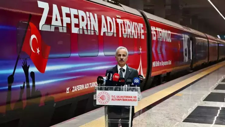 “Zaferin Adı Türkiye” Treni Yola Çıktı: 15 Temmuz’un Anısını 68 Gün Boyunca Taşıyacak
