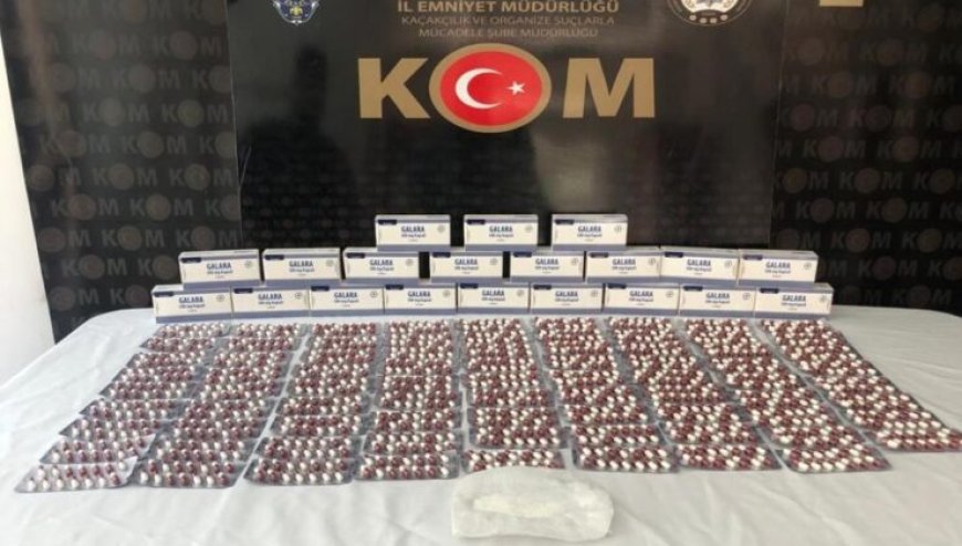 Malatya’da Uyuşturucu Operasyonu: 8 Bin 120 Hap Ele Geçirildi