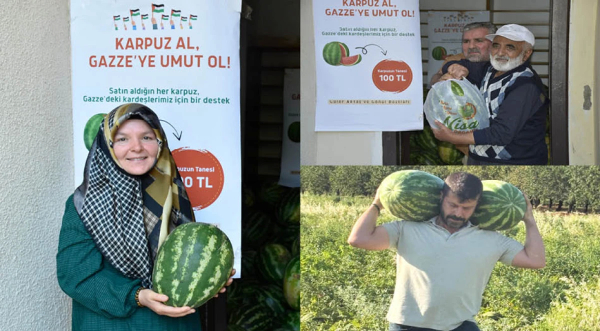 Sivaslı Gönüllüden Gazze’ye 8 Tonluk Destek!