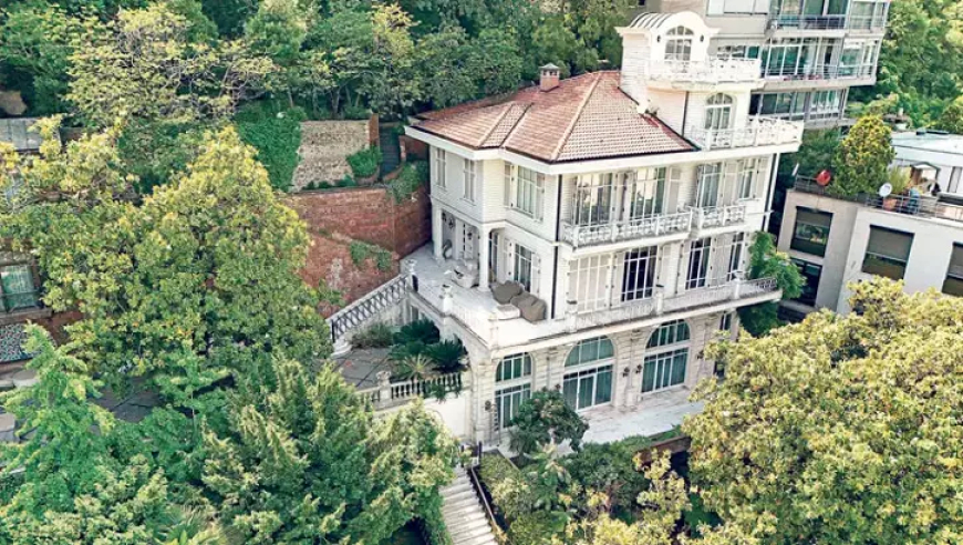 Koza Altın, Bebek’teki “Beyaz Köşk”ü Üçüncü Kez Satışa Çıkarıyor