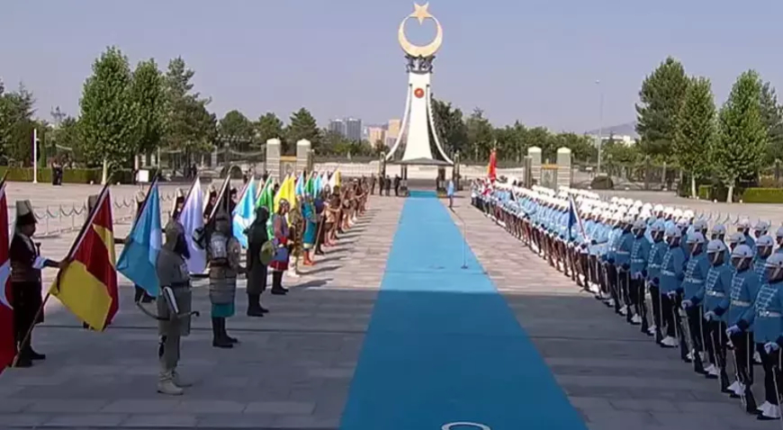 Cumhurbaşkanı Erdoğan, Gabon Cumhurbaşkanı Brice Clotaire Oligui Nguema’yı Resmi Törenle Karşıladı