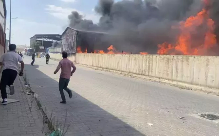 Eskişehir’de Fabrika Yangını 3 Tesisi Sardı: Havadan ve Karadan Müdahale Sürüyor