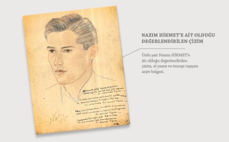 MİT, Nazım Hikmet’e Ait Arşiv Belgesini Paylaştı
