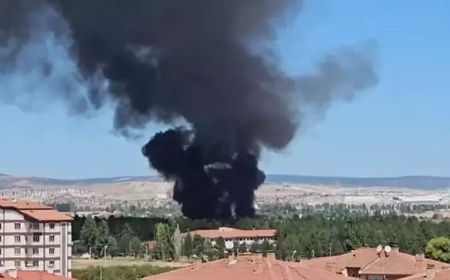Kütahya’daki Tugay Yemekhanesinde Yangın