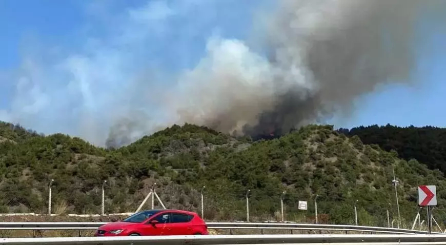 Tokat Erbaa'da Orman Yangını Kontrol Altına Alınmaya Çalışılıyor