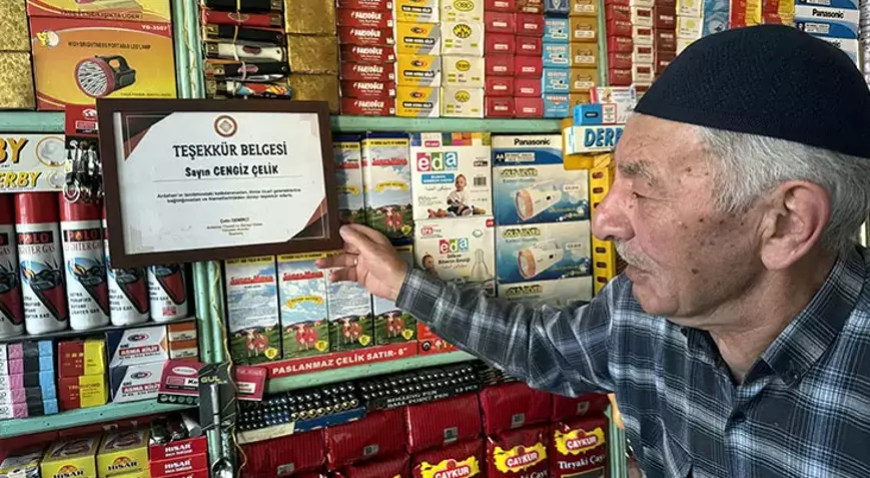 75 Yaşındaki Bakkalın Raf Düzeni Sosyal Medyada Gündem Oldu