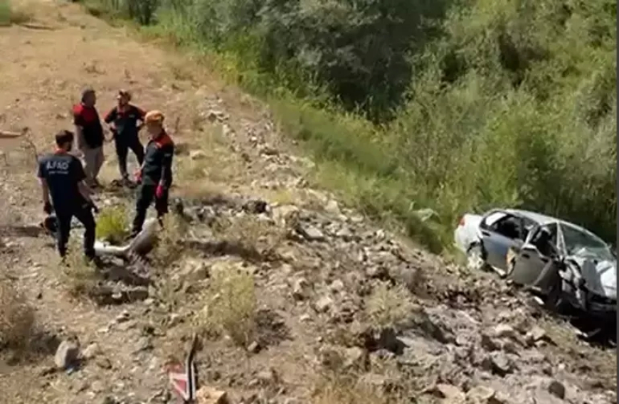 Sivas’ta Otomobil Dereye Uçtu: Çift Hayatını Kaybetti