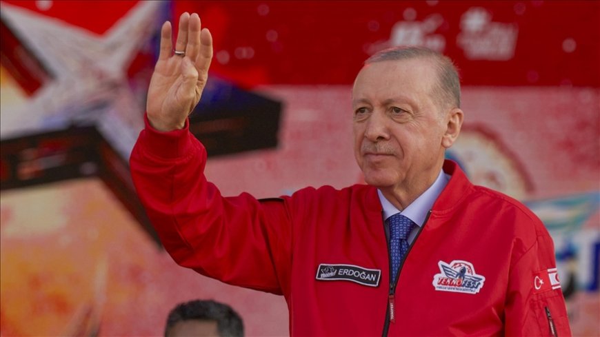Cumhurbaşkanı Erdoğan, TEKNOFEST Mavi Vatan’da Gençlerle Buluştu