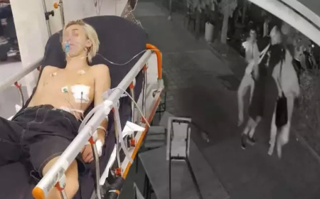 Kuşadası’nda Dehşet: 15 Yaşındaki Ukraynalı Çocuğun Bıçaklanma Anı Kamerada