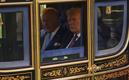 Trump Çifti Windsor Kalesi’nde Görkemli Törenle Karşılandı