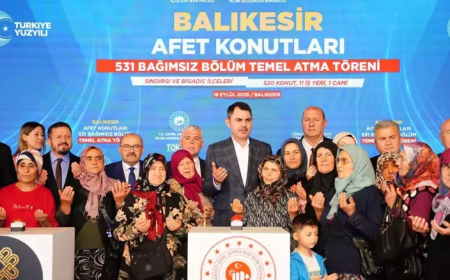 Bakan Kurum: “Balıkesir’de Sosyal Konut Hamlesi Başlıyor, Kentsel Dönüşümü Milli Güvenlik Meselesi Olarak Görüyoruz”