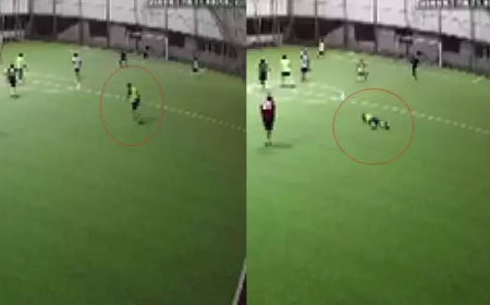 Reyhanlı’da Futbol Oynarken Kalp Krizi Geçiren Polis Memuru Murat Kına, Gözyaşlarıyla Uğurlandı