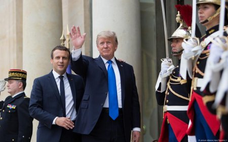 New York Trafiği Trump ve Macron Yüzünden Felç Oldu