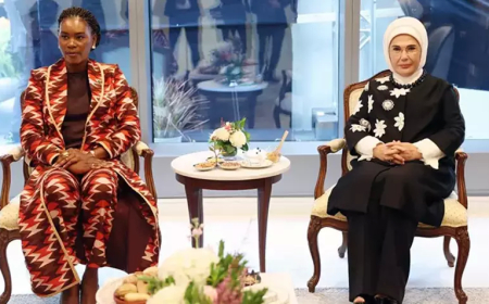 Emine Erdoğan, BM 80. Genel Kurulu Çerçevesinde Lider Eşleriyle Görüştü