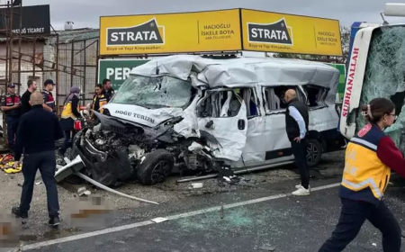 Tekirdağ’da İşçi Servisi ile Kamyon Çarpıştı — Çok Sayıda Yaralı