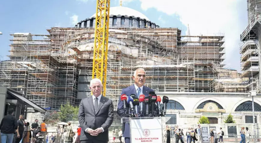 Ayasofya Restorasyonu ve Güçlendirme Çalışmaları Yerinde İncelendi