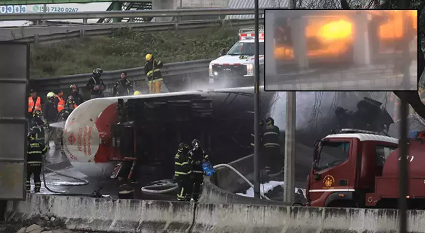 Meksika’da LPG Tankeri Devrildi: 4 Ölü, 90 Yaralı