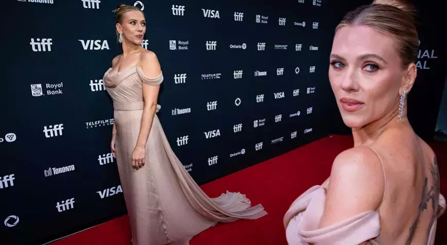 Scarlett Johansson, Toronto Film Festivali’nde Kırmızı Halının Parlayan Yıldızı Oldu