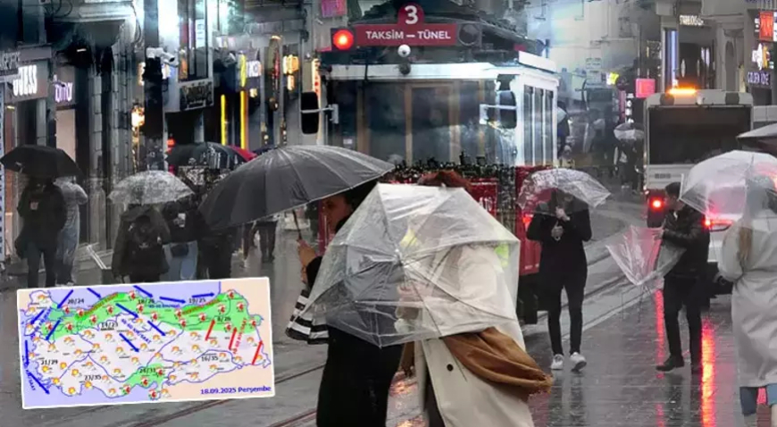 Meteoroloji’den 11 İl İçin “Sarı Kod” Uyarısı