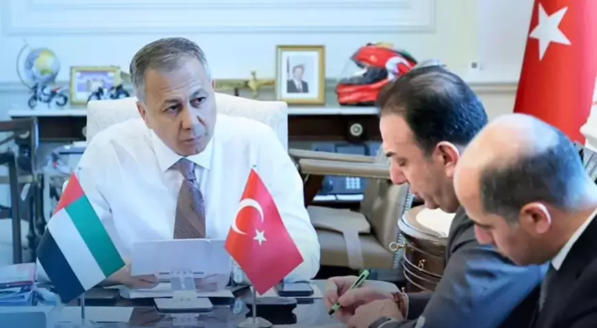 Bakan Yerlikaya, BAE’li mevkidaşıyla görüştü