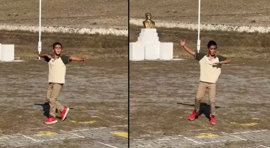 Kars’ta 5. Sınıf Öğrencisinin Kafkas Dansı Sosyal Medyada Viral Oldu