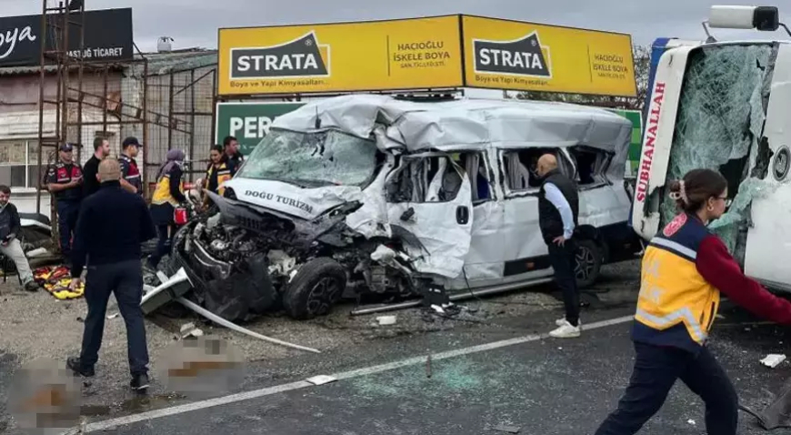 Tekirdağ’da İşçi Servisi ile Kamyon Çarpıştı — Çok Sayıda Yaralı