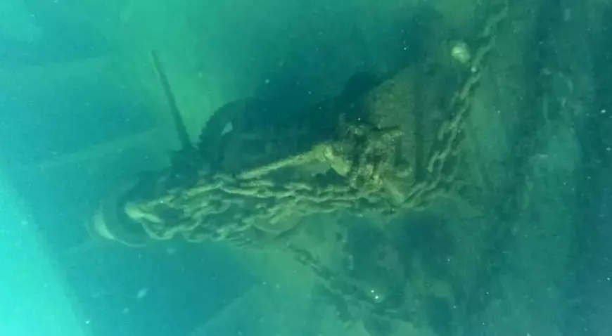 Van Gölü’nde batık Rus şilebi görüntülendi