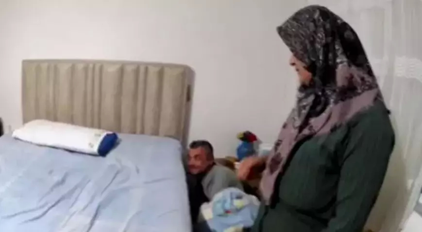 Samsun’da 9,5 yıl hapisle aranan firari hükümlü yorgan altında yakalandı