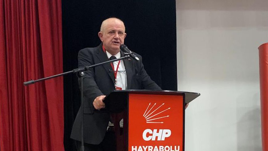 Hayrabolu Belediye Başkanı Tuncer Başoğlu, CHP’den istifa etti