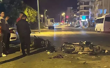 Mersin Anamur’da motosiklet kazası: 2 sürücü yaşamını yitirdi